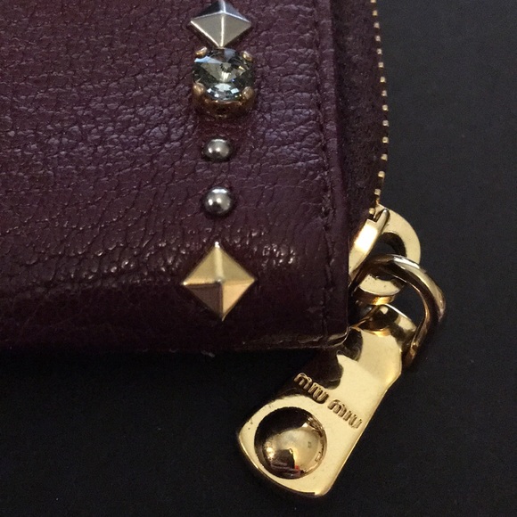 SOLD❤️Soft Leather Miu Miu - Picture 2 of 7